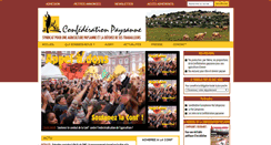 Desktop Screenshot of confederationpaysanne.fr